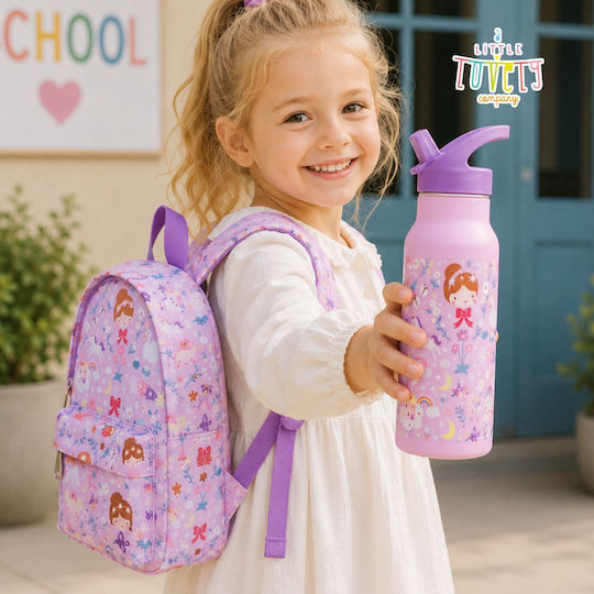 Offer A Little Lovely Company Bento Food Container With Water Bottle Steel Princesses
