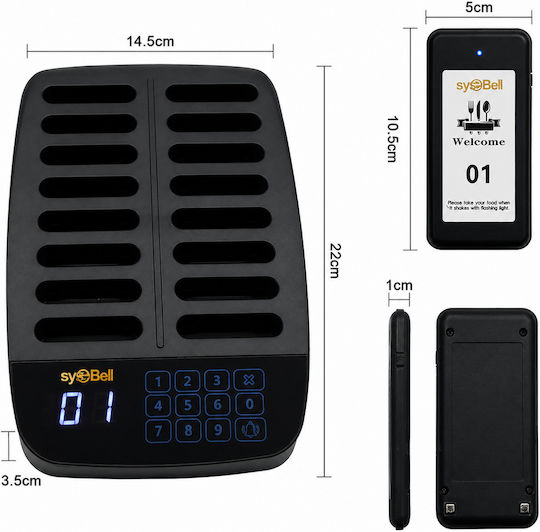 Pager Sistem de alertă de focalizare