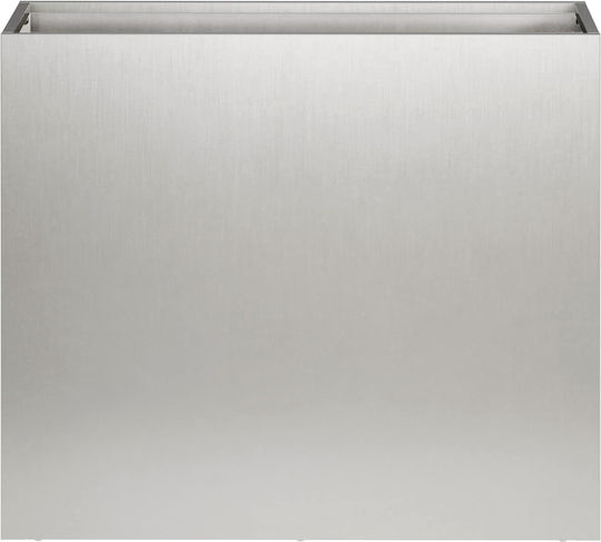vidaXL Metallic Silver Flower Pot 50x20x40cm