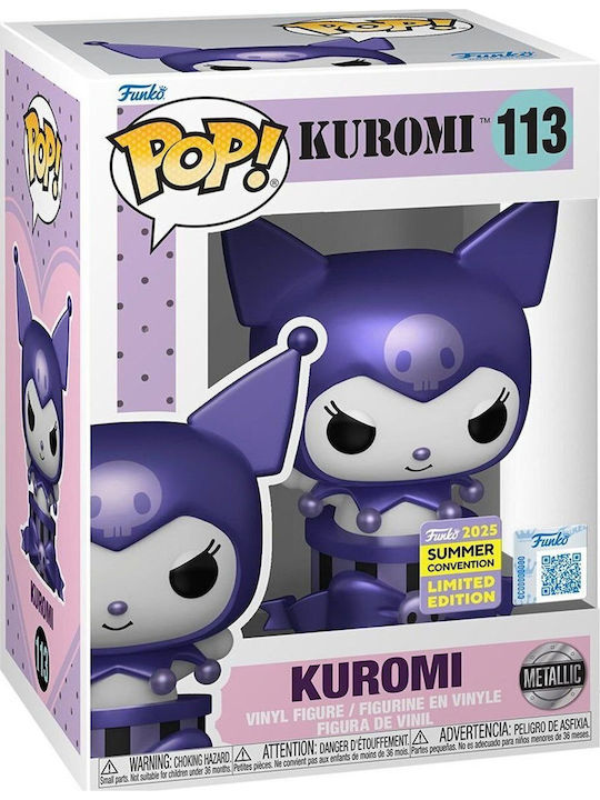 Funko Pop! Animation: Sanrio Hello Kitty - Kuromi Geschenk Metallische Konvention 113 Sonderausgabe