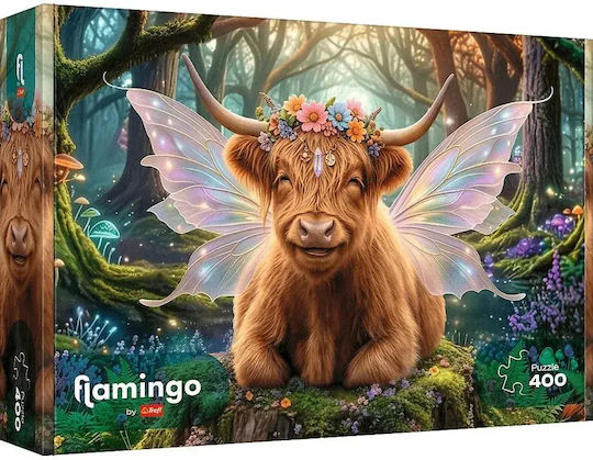 Kids Puzzle Flamingo The Forest Dream Keeper 400 Pieces Trefl
