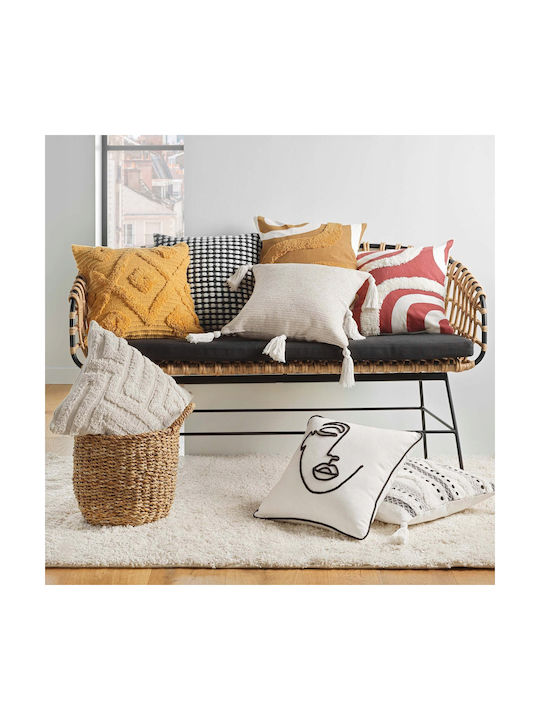 Douceur d'Intérieur Decorative Pillow Case Mirade Red 40x40cm