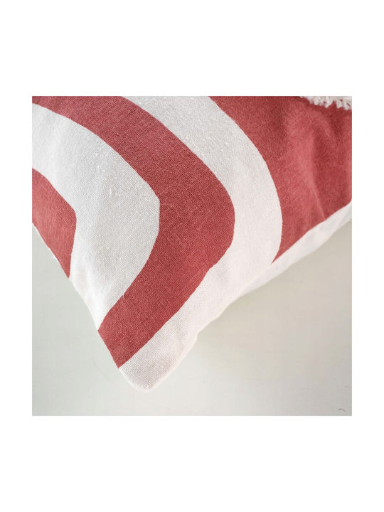 Douceur d'Intérieur Decorative Pillow Case Mirade Red 40x40cm