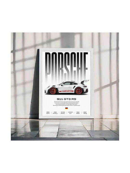 Poster Porsche 911 Gt3 Rs Cr153 40cm x 50cm-71622pd158603