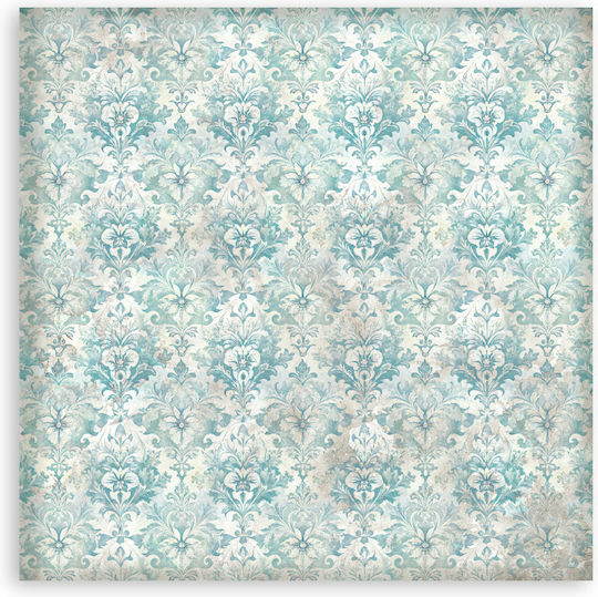 Scrapbooking-Zubehör 22 Stück 20,3×20,3cm Stamperia Weißer Weihnachten