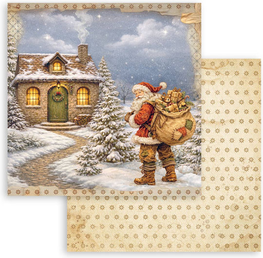 Хартии Скрапбукинг 10 Бройки 30.5×30.5см Stamperia Silent Night