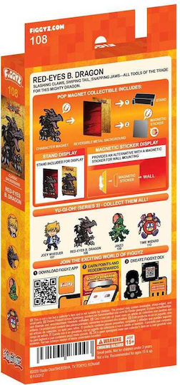 FiGGYZ Magnet Sammlerstück Rotäugiger B Drache 11 Cm