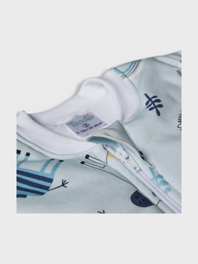Tender Χειμερινός Υπνόσακος με Πόδια Classic Zebra Eco 2.5 tog Eco Blue