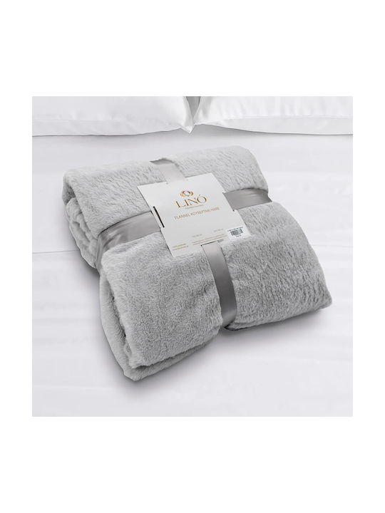 Lino Home Одеяло Hare Сиво 220x200см