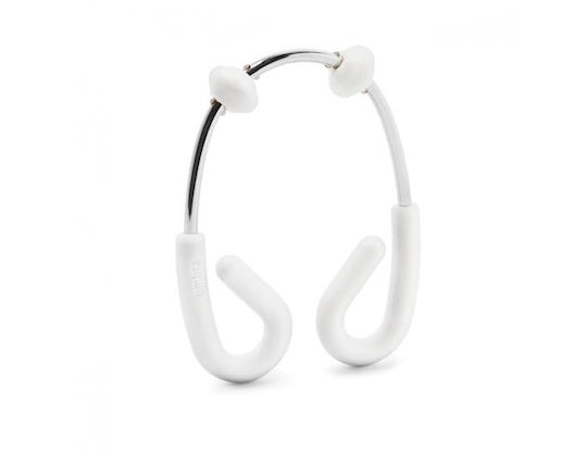 Set Bathroom Curtain Rings Umbra Flex Double White 12 Pieces-11512