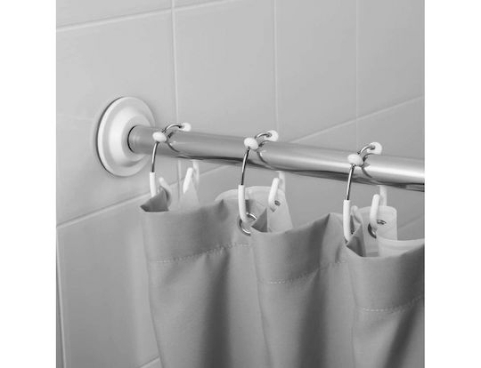 Umbra Flex Doppelter Badezimmer Vorhangringe Weiß 12 Stücke
