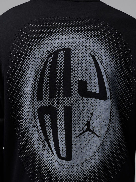 Спортно Dri-FIT Суитшърт с Качулка Черен