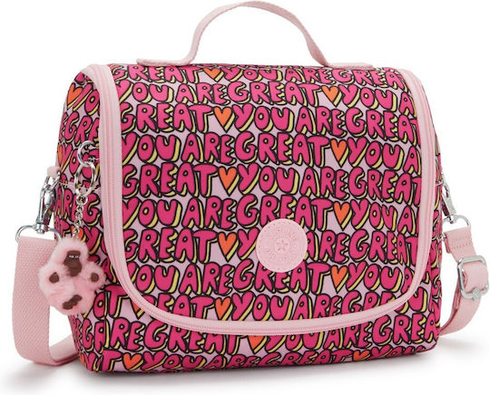 Kipling Kichirou Kids' Shoulder Lunch Bag 6 Litre Pink 20.5x12.5x23cm