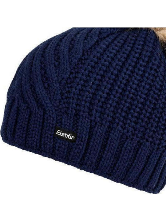 Lux Beanie Women's Knitted Beanie in Blue Color
