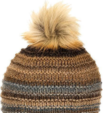 Lux Beanie Women's Knitted Beanie in Brown Colour