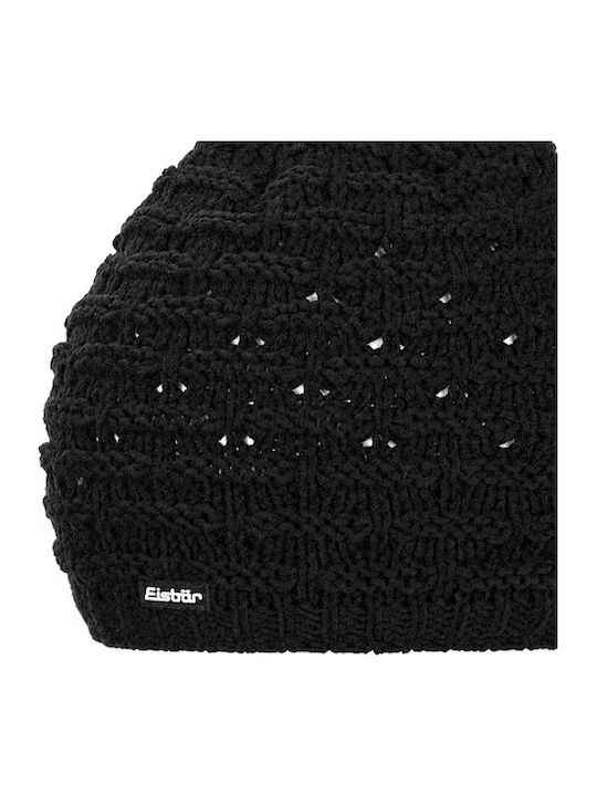 Beanie Women's Knitted Beanie in Black Color