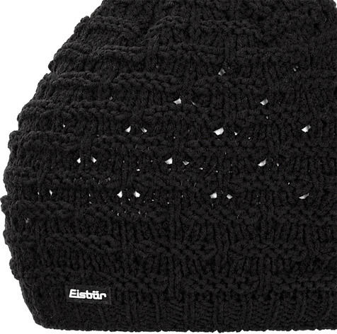Beanie Damen Strickmütze in Schwarz