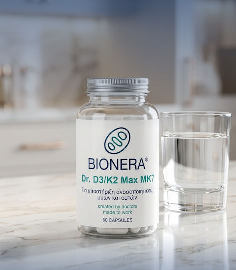 Bionera D3 Max + K2 (MK7) Vitamin for Immune Support & Bone Health 60 Capsules