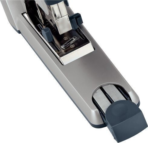 Leitz Heftgerät 5553 Flat Clinch Professionelles Heftgerät Mit Großer Kraft 120 Blätter Schwarze