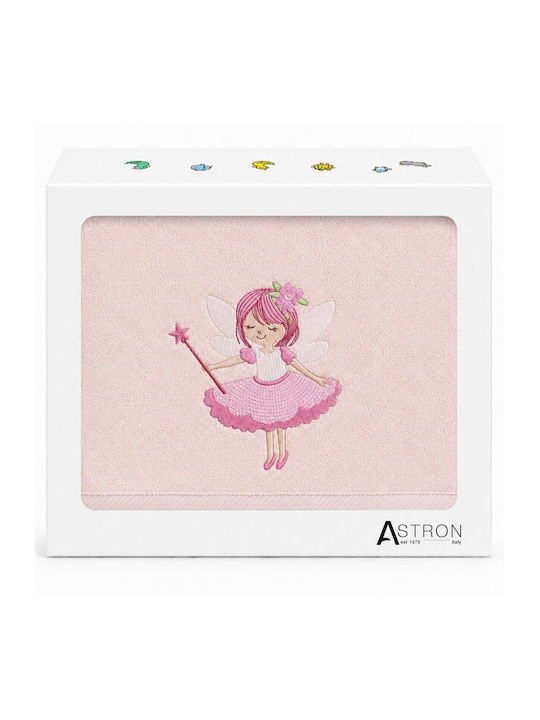 Astron Italy Σετ Βρεφικές Πετσέτες 2τμχ Fairytale Girls Βάρους 500gr/m²