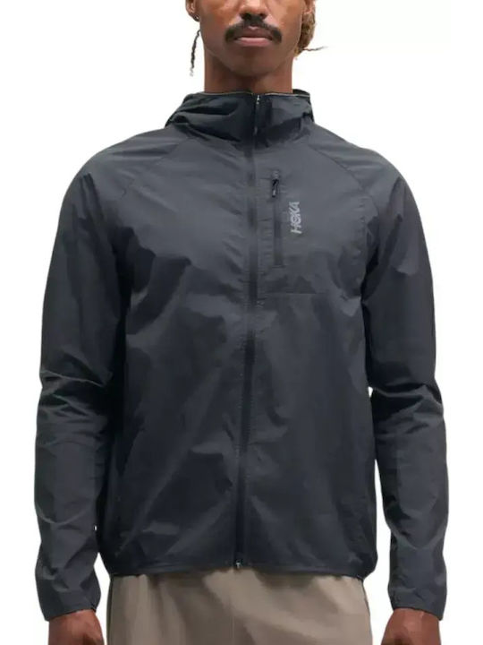 Herren Jacken Winddicht Ärmelloses Schwarz Blk