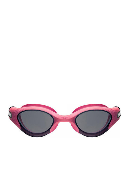 Arena One Swimming Goggles Adults with Anti-Glare Lenses Fuchsia