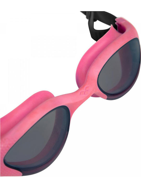 Arena One Swimming Goggles Adults with Anti-Glare Lenses Fuchsia