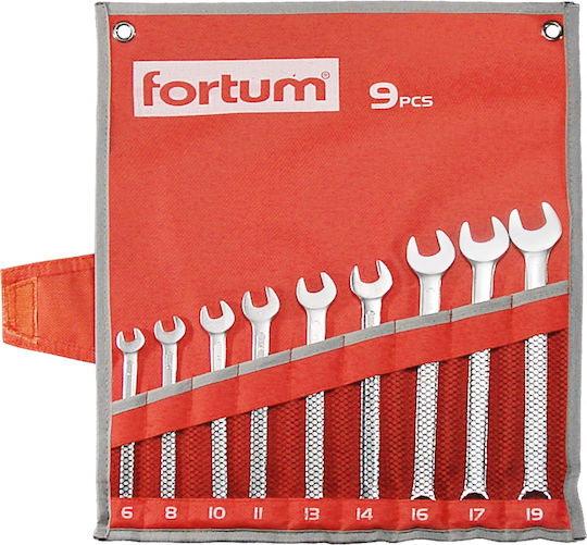 Chei Poligonale Germane C.v 9 Bucăți Fortum 4730202 6-19mm