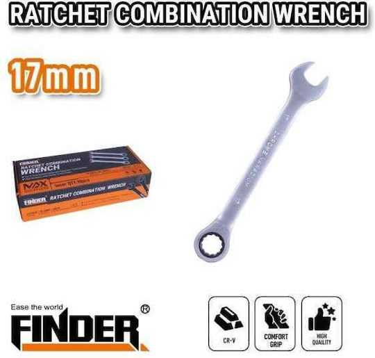 Finder Ratchet Ring German Polygon Wrench 17mm