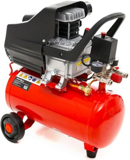 Kraft & Dele Cu o singură fază Compresor de aer 91dB cu Putere 3.8hp și Rezervor de aer 24lt KD400