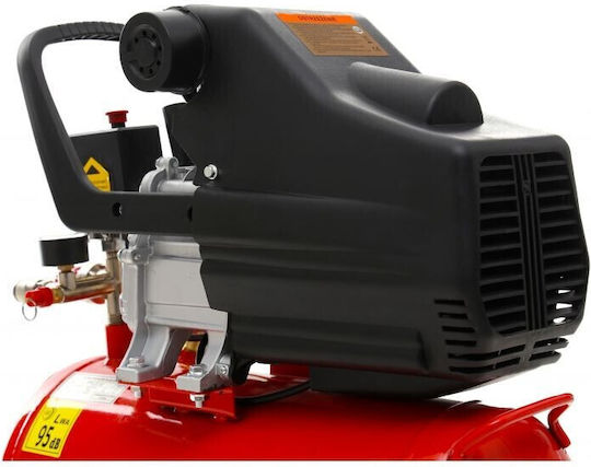 Kraft & Dele Cu o singură fază Compresor de aer 91dB cu Putere 3.8hp și Rezervor de aer 24lt KD400