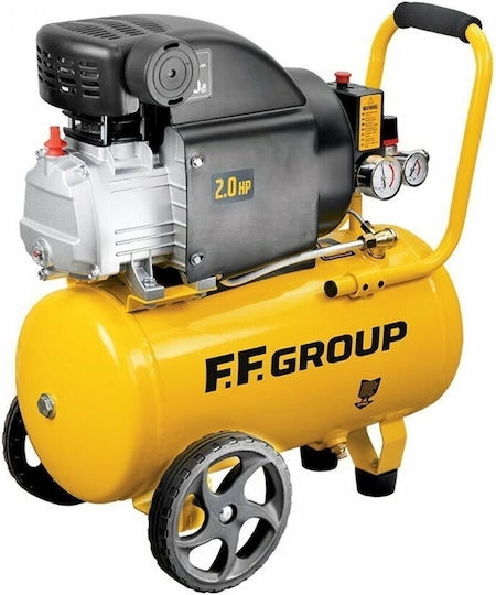 FFG AC-D 250 Easy Cu o singură fază Compresor de aer 96dB cu Putere 2hp și Rezervor de aer 50lt 47244