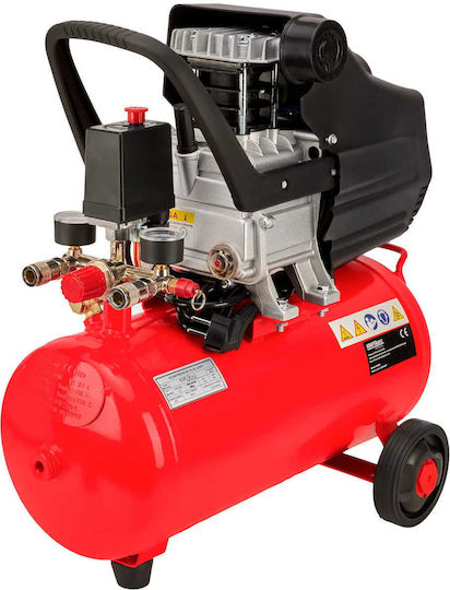 Kraft & Dele Cu o singură fază Compresor de aer 91dB cu Putere 3.8hp și Rezervor de aer 24lt KD400