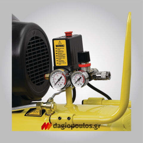 FFG AC-D 50/2MC Easy Einphasig Luftkompressor 96dB mit Leistung 2hp und Lufttank 50Es 45898