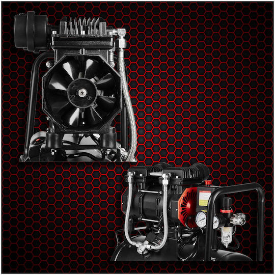 Kraft & Dele Еднофазен Въздушен компресор с Резервоар 24лт KD1385