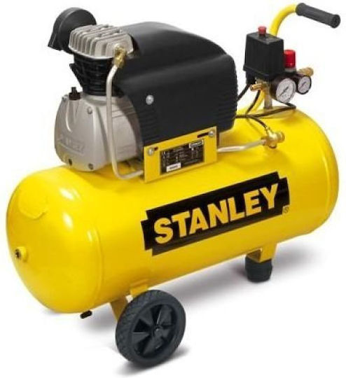 Stanley D210/8/50 Single-Phase Air Compressors 94dB with Power 2hp and Airtank 50lt FCDV404STN006