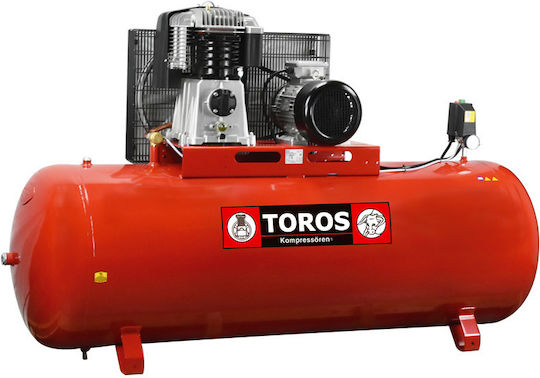 Toros Three-Phase Air Compressors with Power 5.5hp and Airtank 500lt 602065