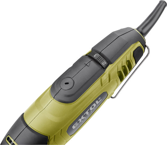 Mini Freză Electrică Extol Craft 404117 8000-30000/min 210 bucăți