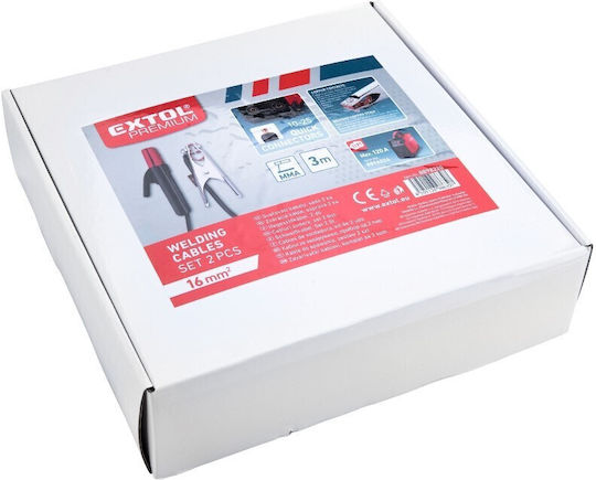Welding Cables Extol Premium Clamps 200 A 3 M