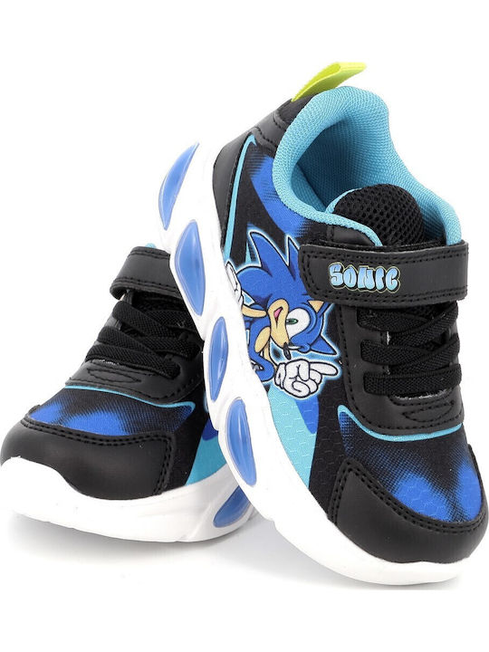 Kids Sneakers with Lights Black