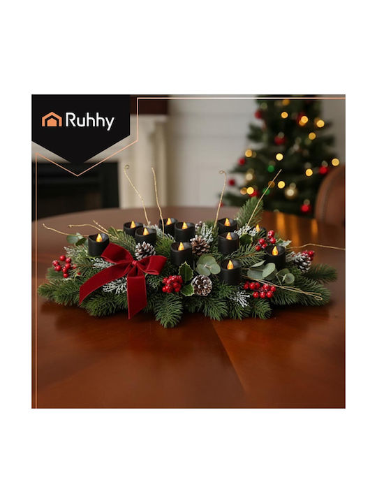 Ruhhy Decorative Lamp Wax Polish Black 12pcs