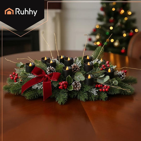 Ruhhy Decorative Lamp Wax Polish Black 12pcs