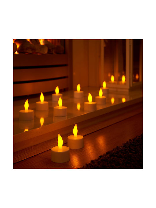 GloboStar Decorative LED Light Warm White 2700K Candle 12pcs 62x33.5x42cm