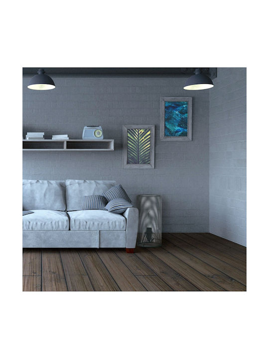 Platinet Decorative Lamp with Socket for Bulb E14 Black