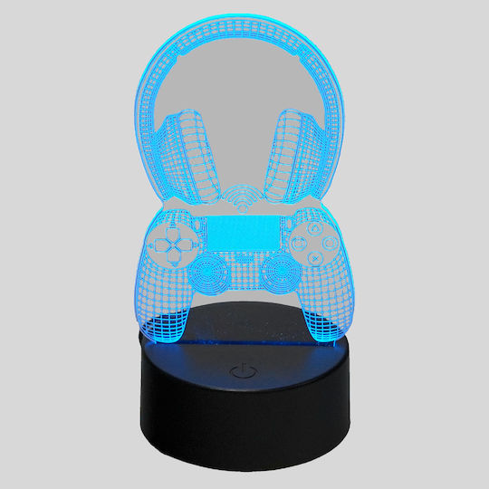 Mecharite Dekorative Lampe 3D-Illusion Mehrfarbig