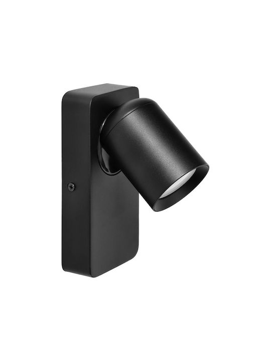 Orno Single Spot with Socket GU10 in Black Color