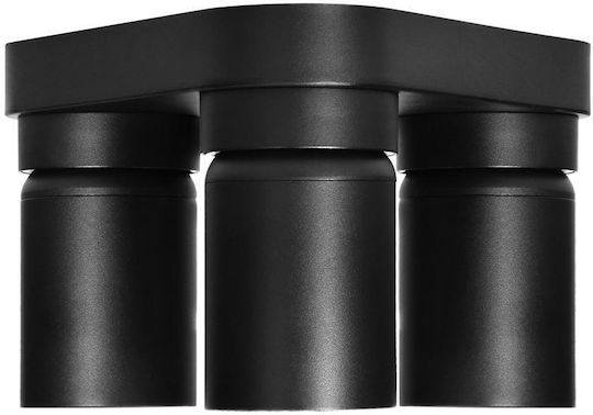 Orno Dreifach Spot mit Fassung GU10 in Schwarz Farbe