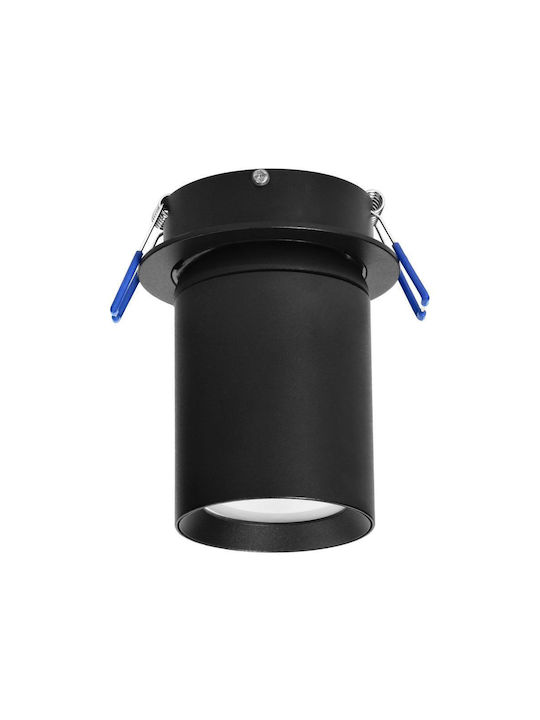 Orno Single Spot with Socket GU10 in Black Color