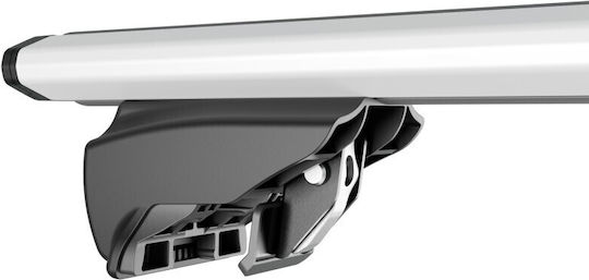 Menabo Aluminum Roof Bars Blade L Silver 127 Cm Ends Gamma Flat BMW Series 5 G61 Touring 5 Doors 2024 Flush Rails 2 Pieces 14070/mb Mp.14070/mb-2