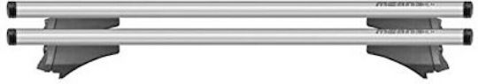 Menabo Aluminum Roof Bars Blade M Silver 118 Cm End Alfa High Nissan Pathfinder R51 4 Doors 2005>2012 Flush Rails 2 Pieces 12920/mb Mp.12920/mb-6
